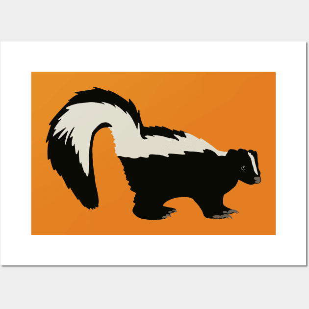 Skunk Wall Art by GeoCreate